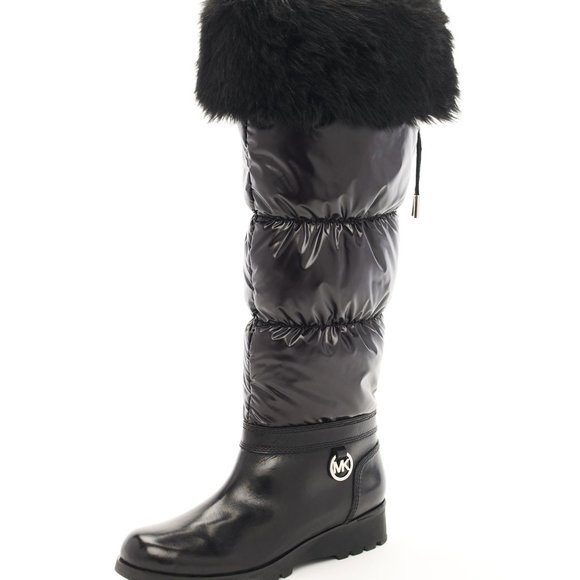 Michael Kors Brandy Snow Boots Size 8 - Picture 2 of 5